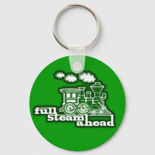 "Voll Dampf voraus" Grafik-Schlüsselanhänger für d Schlüsselanhänger