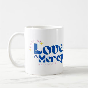 Voll Liebe und Gnade, Text-Tasse, Zitat-Tasse Kaffeetasse