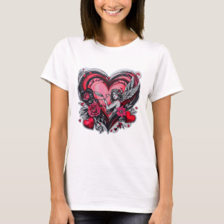 Voll Liebe Valentinstag Girl T-Shirt
