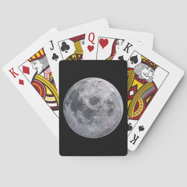 VOLL MOON Blue Bicycle Playing Cards Spielkarten (Rückseite)