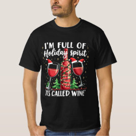 Voll vom T-Shirt "Spirit-Wine Lovers"
