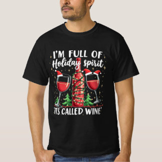 Voll vom T-Shirt "Spirit-Wine Lovers"