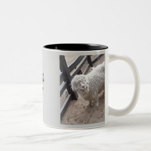 Voll von den Wollen Zweifarbige Tasse