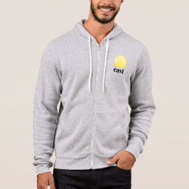 Voll-Zip-Hoodie für Männer in der athletischen Hei Hoodie