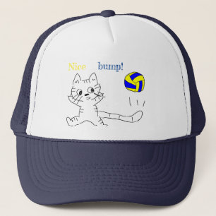 Vollayball-Katze Truckerkappe