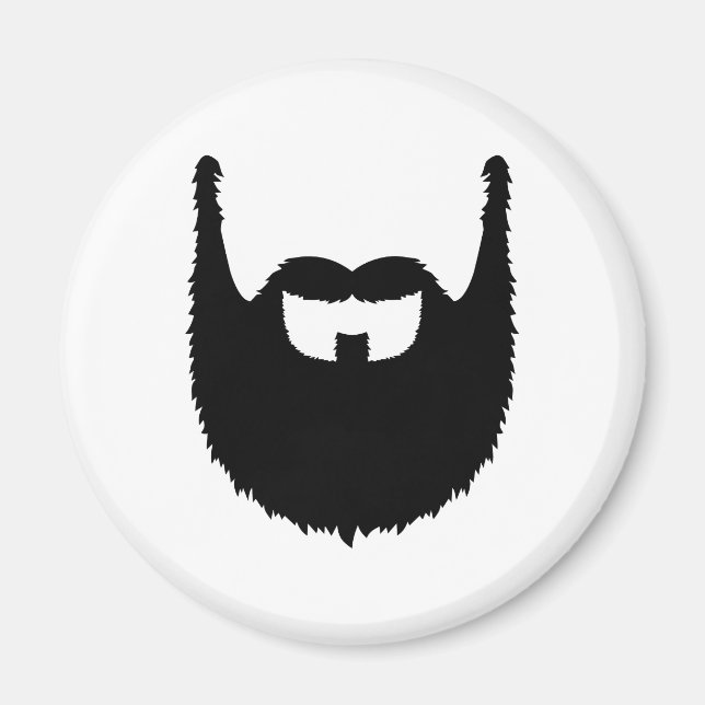 Vollbart Magnet (Vorne)