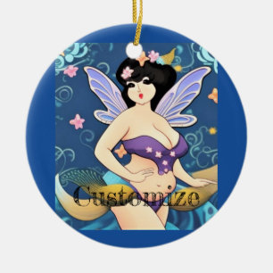 Vollbildliche Fairy Goddess Thunder_Cove Keramik Ornament