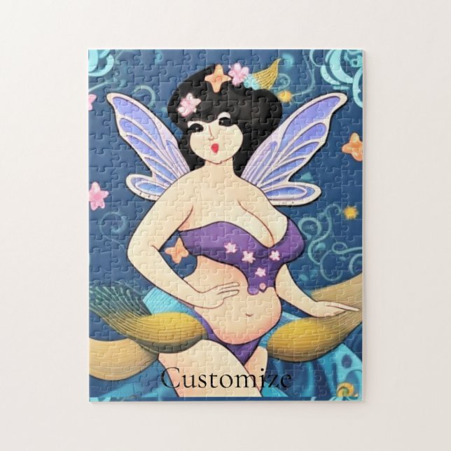Vollbildliche Fairy Goddess Thunder_Cove Puzzle (Vertikal)