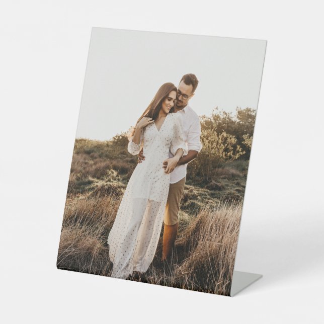 Vollblutes Foto  Sockelschild (Vorderseite)