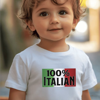 Vollblutitaliener - Stolz auf das Erbe Baby T-shirt