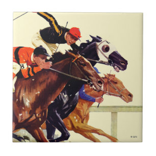 Vollblutrennen Fliese
