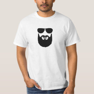 Volle Bart-Sonnenbrille T-Shirt