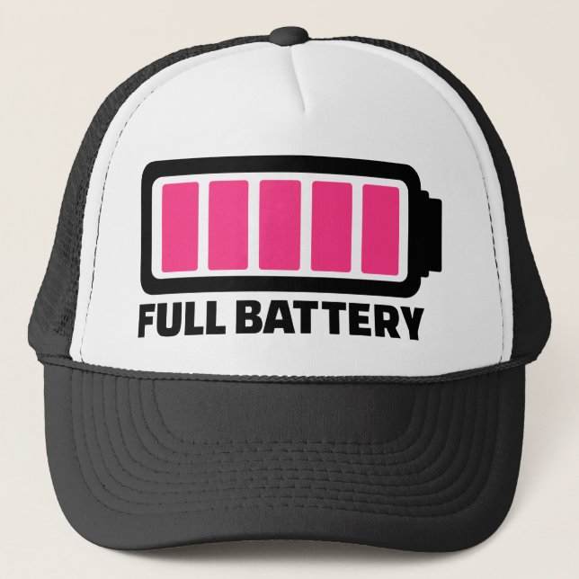 Volle Batterie Truckerkappe (Vorderseite)