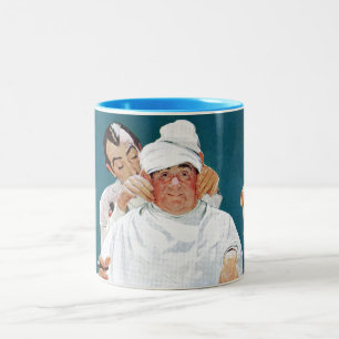 Volle Behandlung Zweifarbige Tasse