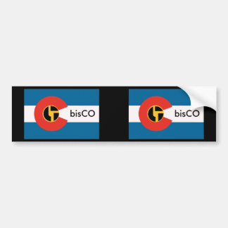 volle bisCO Flagge Autoaufkleber