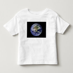 Volle Erde, die Nordamerika 3 zeigt Kleinkind T-shirt