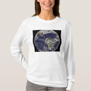 Volle Erde, die Nordamerika und SüdAmer 6 zeigt T-Shirt