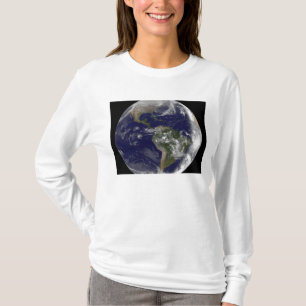 Volle Erde, die Nordamerika und SüdAmer 7 zeigt T-Shirt