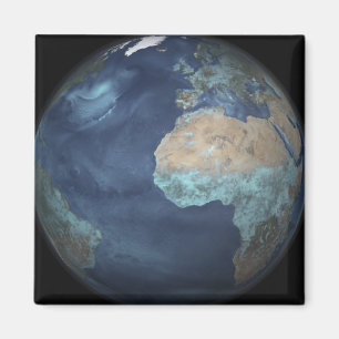 Volle Erde, die Verdampfung zeigt Magnet