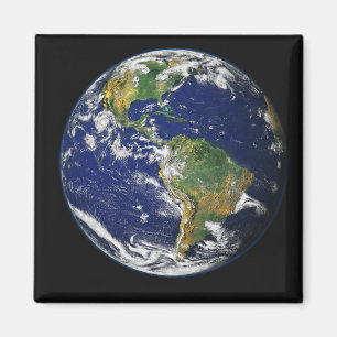 Volle Erde, welche die Westernhemisphäre zeigt Magnet