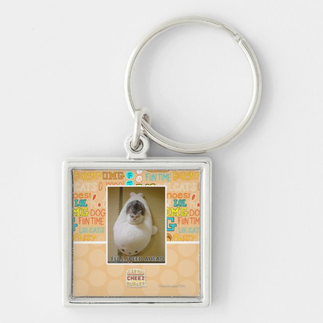 Volle Geschwindigkeit voran Schlüsselanhänger (Vorne)