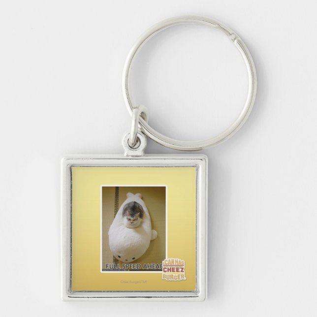 Volle Geschwindigkeit voran Schlüsselanhänger (Vorne)