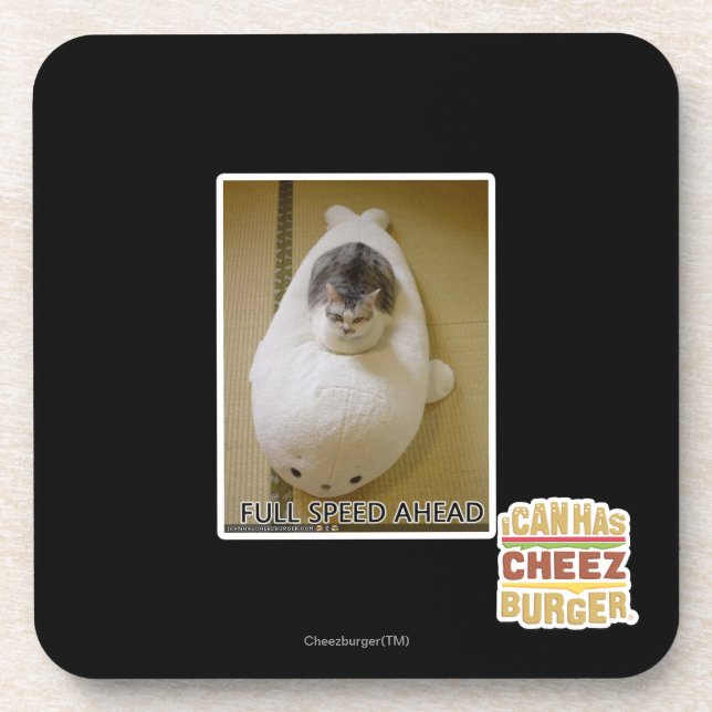 Volle Geschwindigkeit voran Untersetzer (Vorderseite)