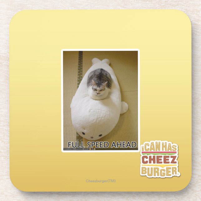 Volle Geschwindigkeit voran Untersetzer (Vorderseite)