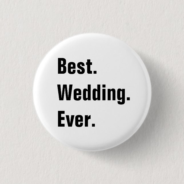 Volle kundengerechte Hochzeits-Knöpfe Button (Vorderseite)