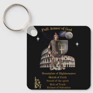 Volle Rüstung der Ehefrauen Gottes 6:10 Schlüsselanhänger