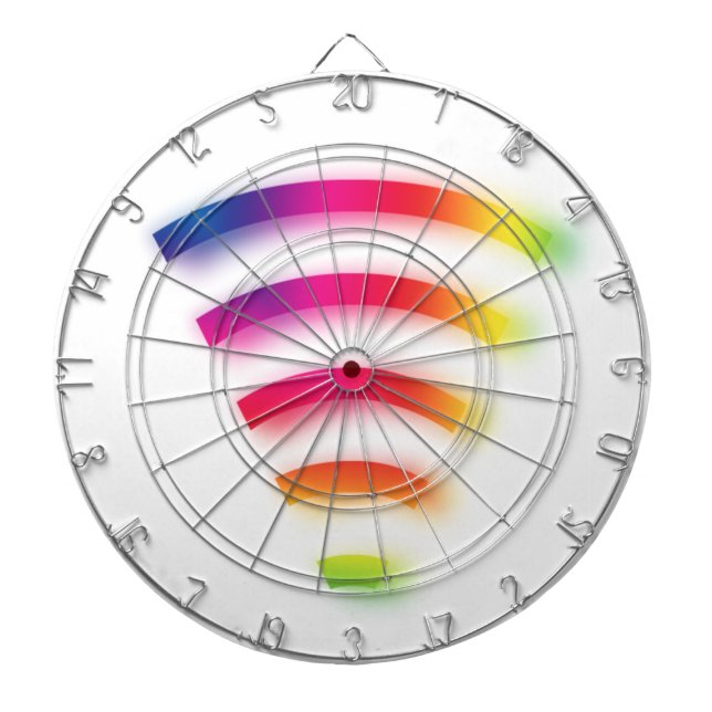 Volle Stärke WIFI Dartscheibe (vorne)