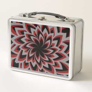 VOLLE SWIRL-BLUME METALL BROTDOSE