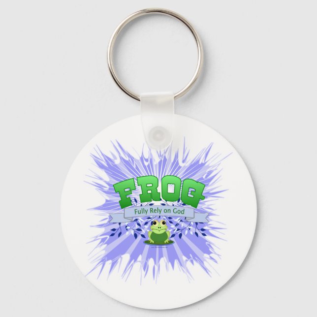 Volle Verlass auf Gott Schlüsselanhänger (Vorderseite)