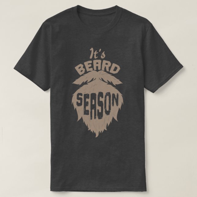 Voller Bart in der Saison T-Shirt (Design vorne)