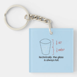 Voller Glasschlüsselring Schlüsselanhänger