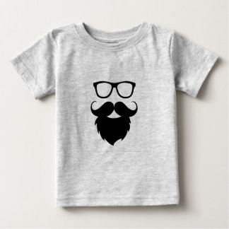 Voller Ground Funny Beard Man Baby T-shirt