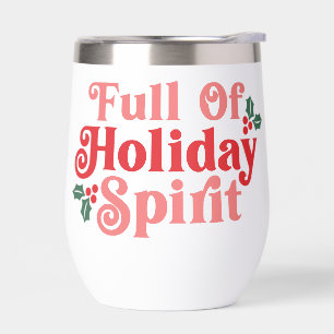 Voller Holiday Spirit - festliche Typografie