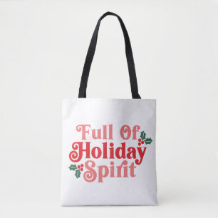 Voller Holiday Spirit - festliche Typografie