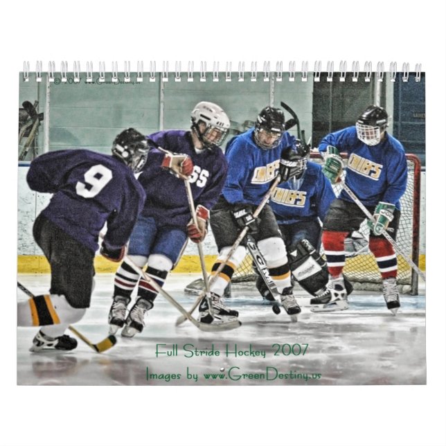 Voller Kalender des Schritt-Hockey-2007 (Titelbild)