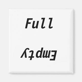 Voller leerer Kühlschrank Magnet