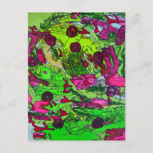 Voller meiner Marie Gage Abstrakt Fine Art Postkarte