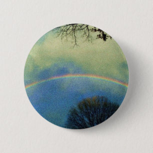 Voller Regenbogen im Seurat-Stil Button