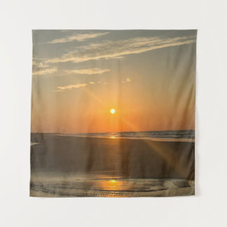 Voller Sonnenaufgang auf Isle Of Palms, South Caro Wandteppich