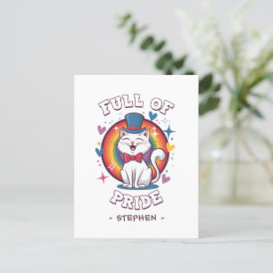 Voller Stolz LGBTQ Cat Pride Postkarte
