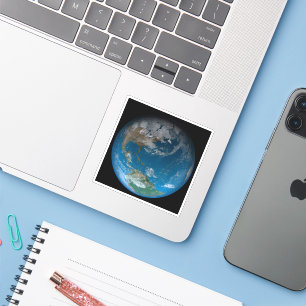 Vollerde mit Nord- und Südamerika. Aufkleber