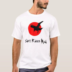 Volles Blut-Mond steifer Raben-wütender Halloween T-Shirt