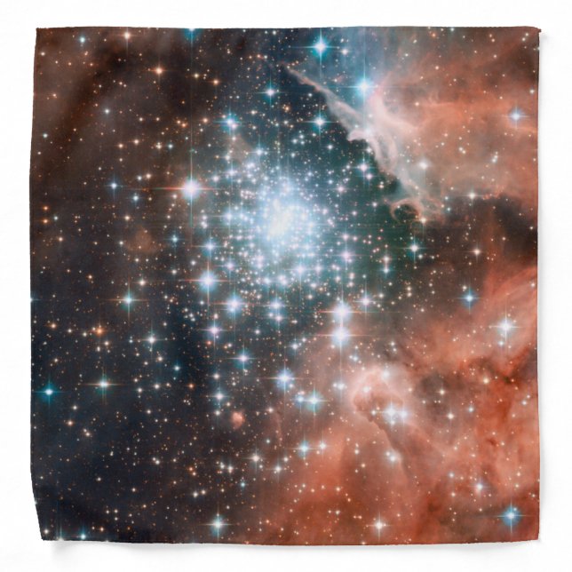 Volles Hubble ACS Bild von NGC 3603 Halstuch (Front)