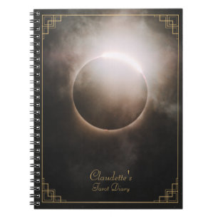 Volles Mondeklipse-Tarot Notizblock