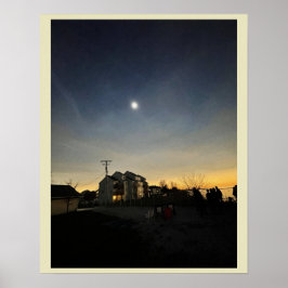 Volles Solar-Eclipse-Poster Poster
