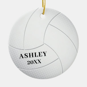 Volley Ball Personalisiert Weihnachten Keramik Ornament